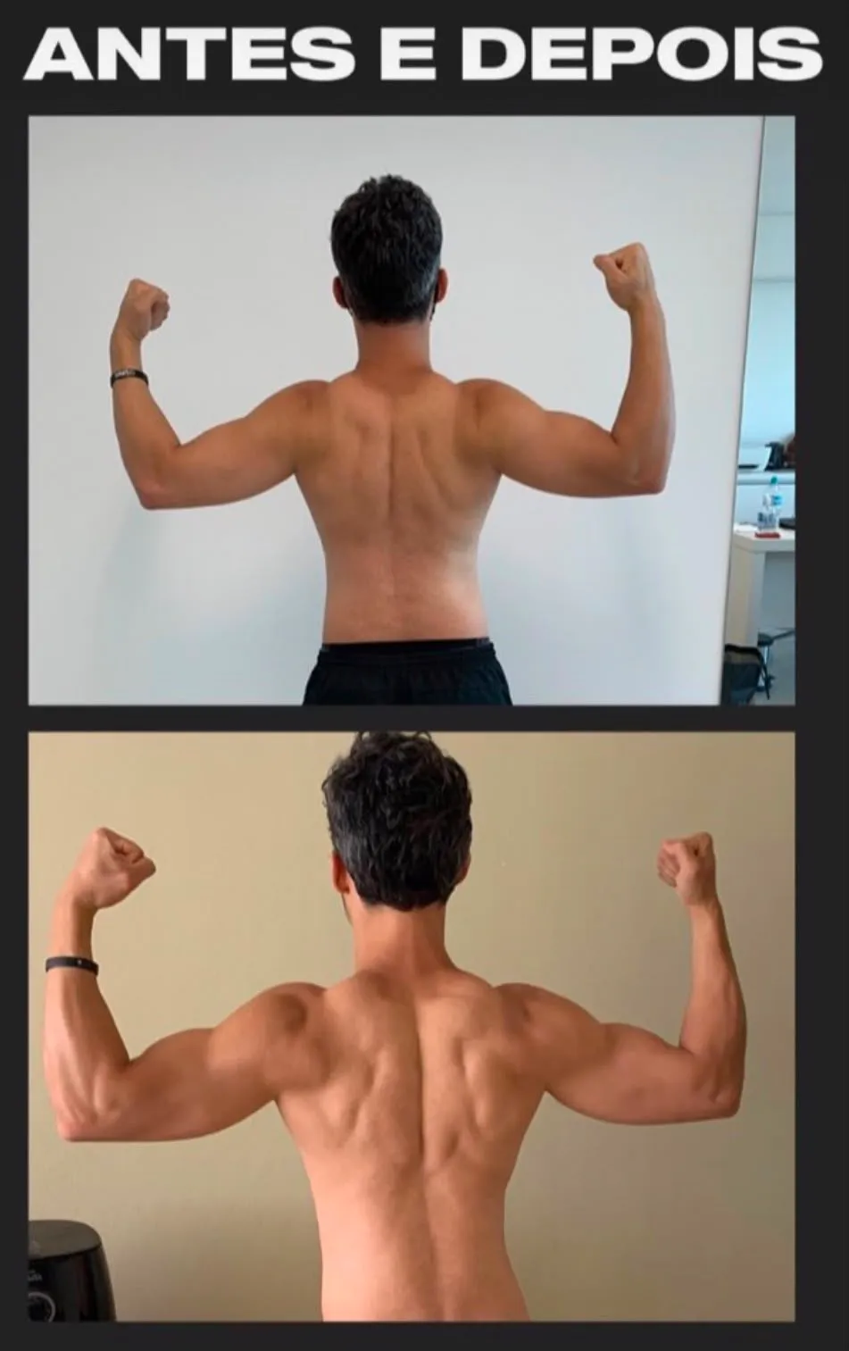 Transformação de aluno acompanhado por Daniel Ferreira com o treino híbrido de corrida e musculação — registro 3